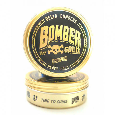 Shiner Gold x Delta Bombers Heavy Hold Pomade 4 oz