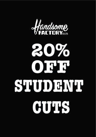 Student Cuts 20% Off